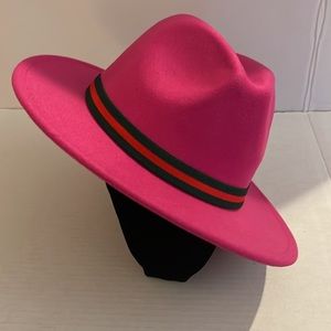 Hot Pink Fendora Hat